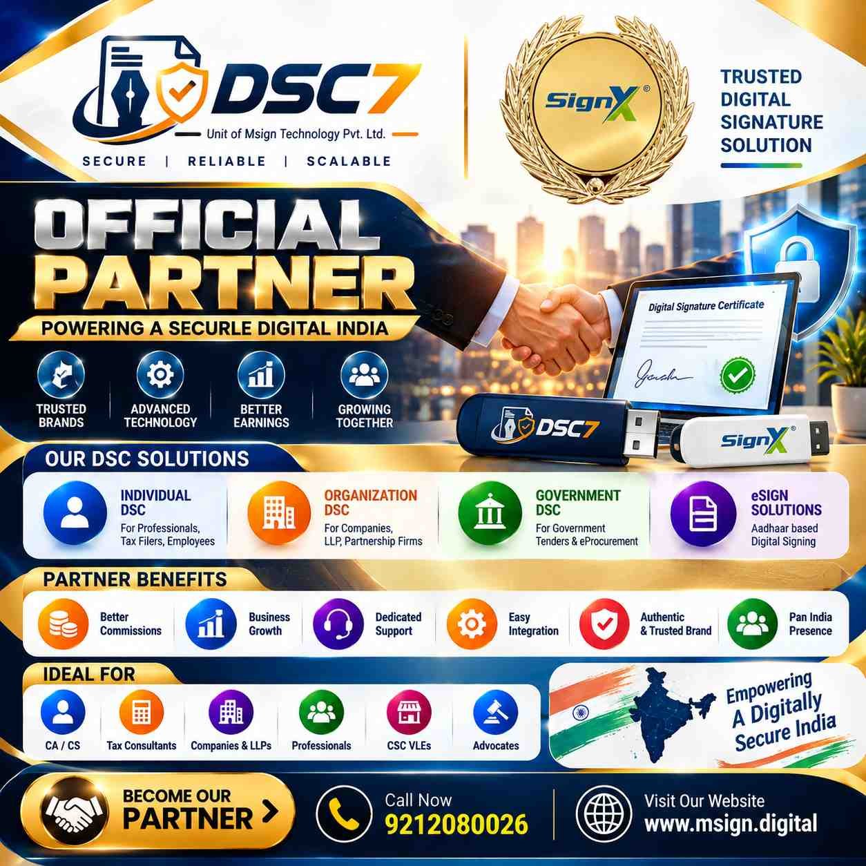 SignX Digital Signature Certificate Provider