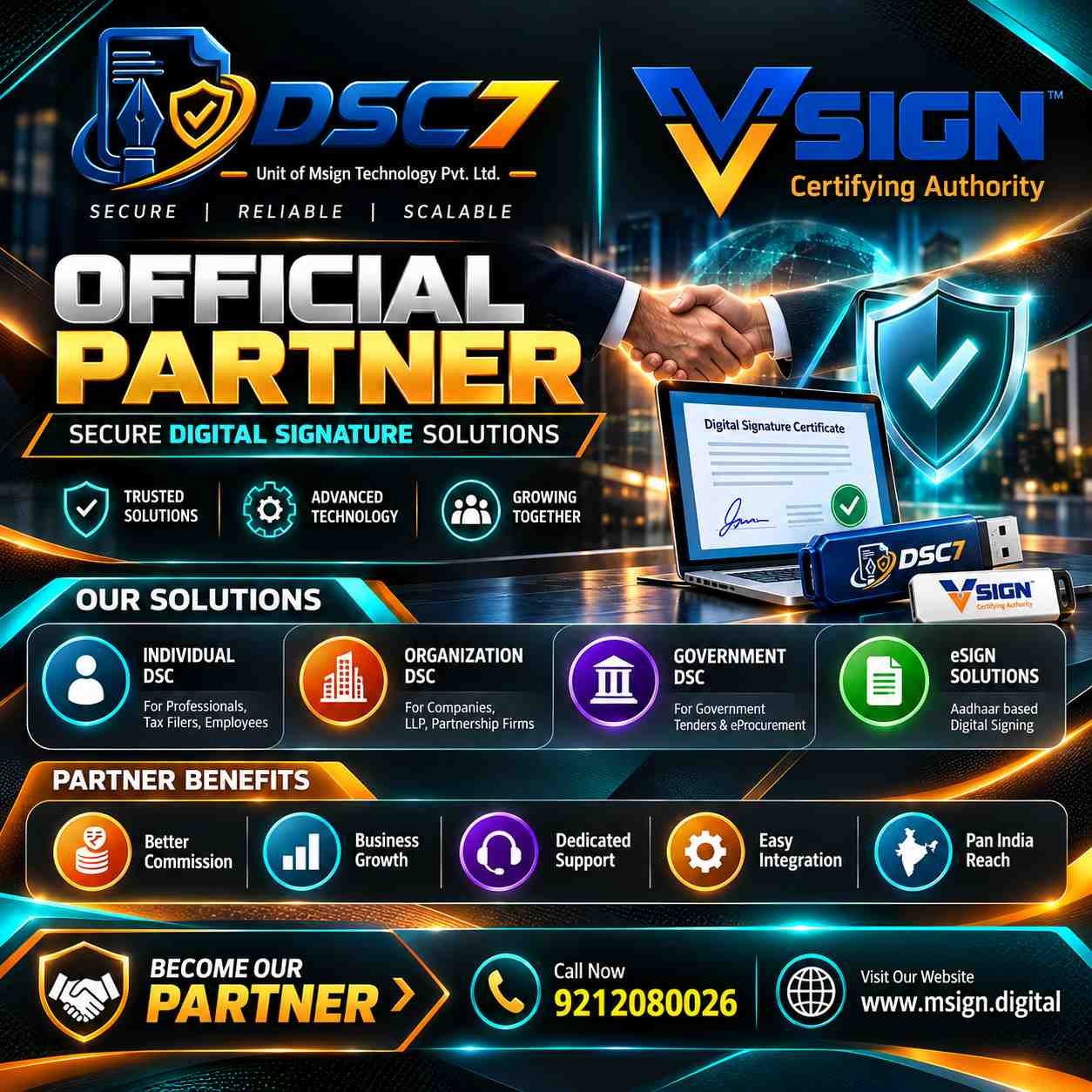 VSign Digital Signature Certificate Provider