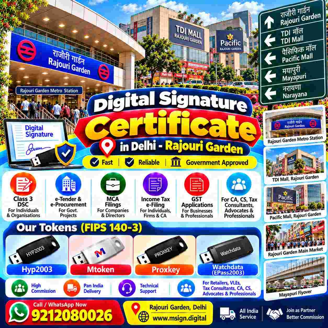 Modern commercial buildings representing business services in Delhi
