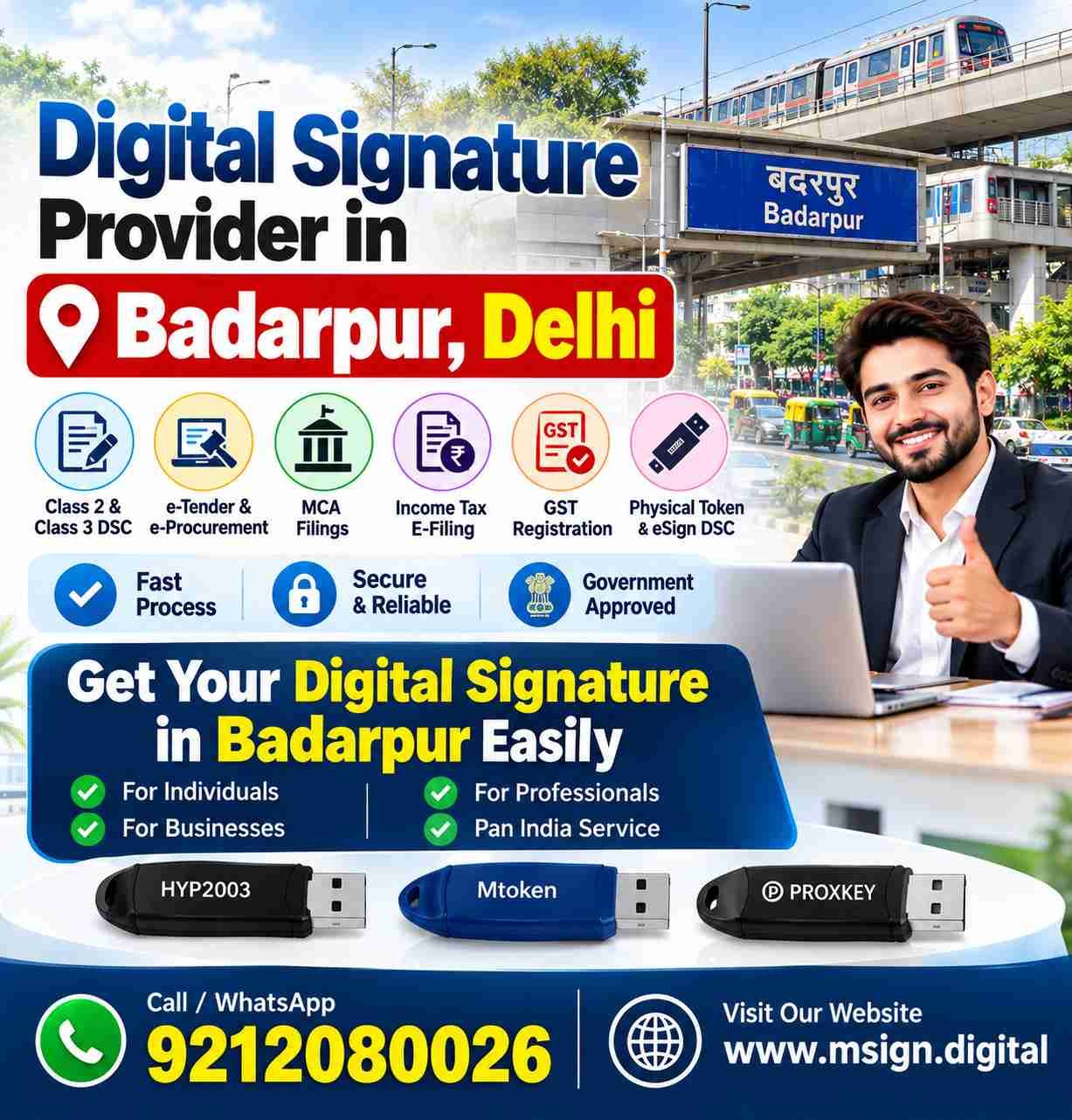 Modern commercial buildings representing business services in Delhi