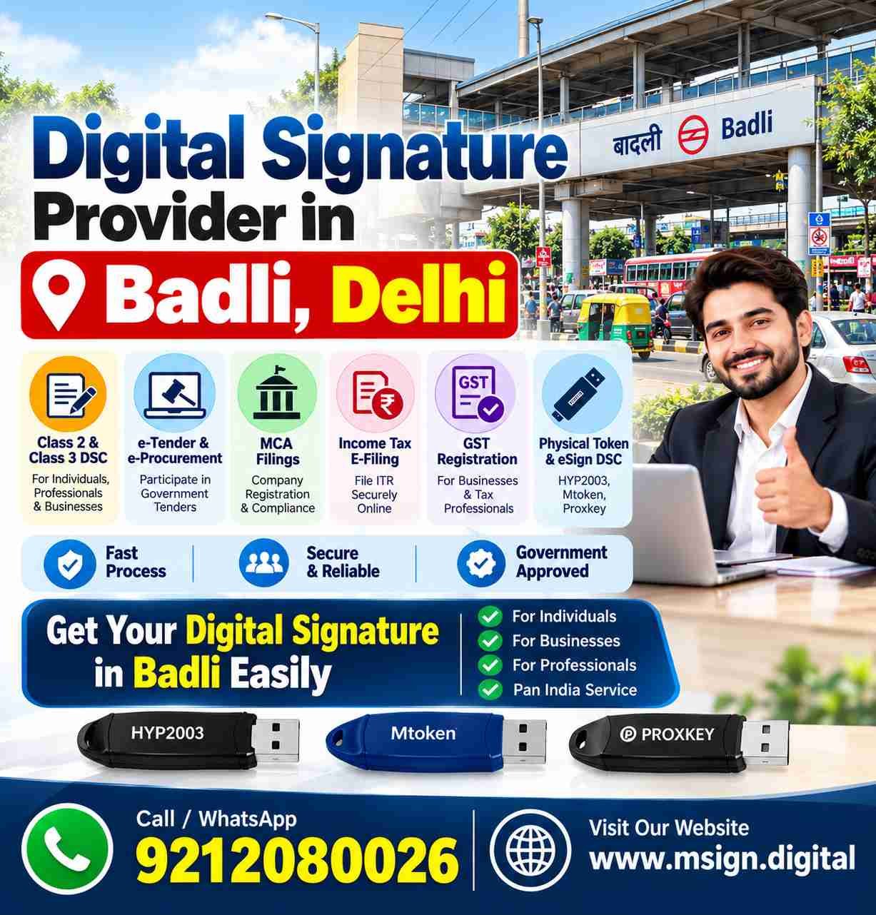 Modern commercial buildings representing business services in Delhi