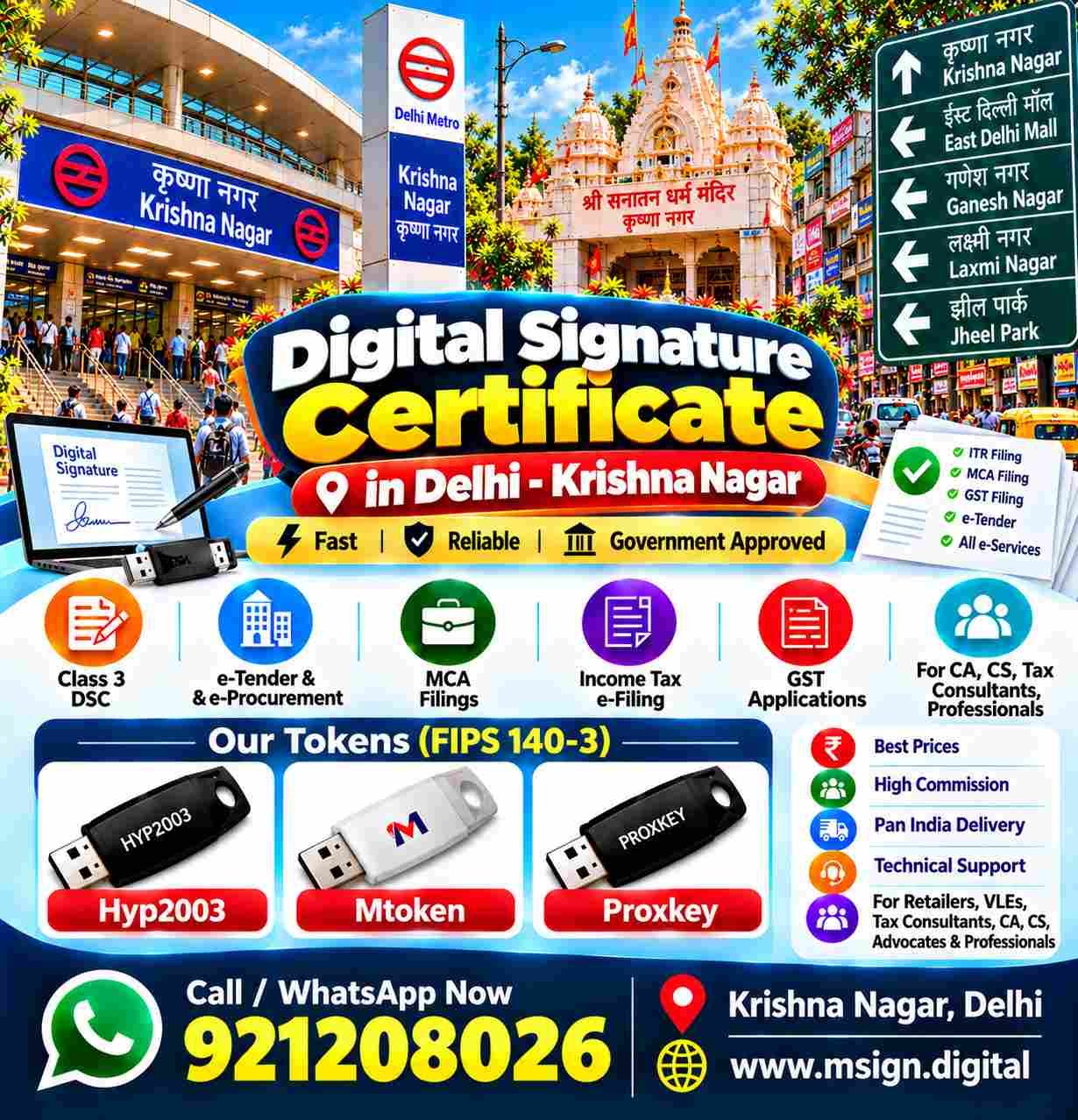 Modern commercial buildings representing business services in Delhi