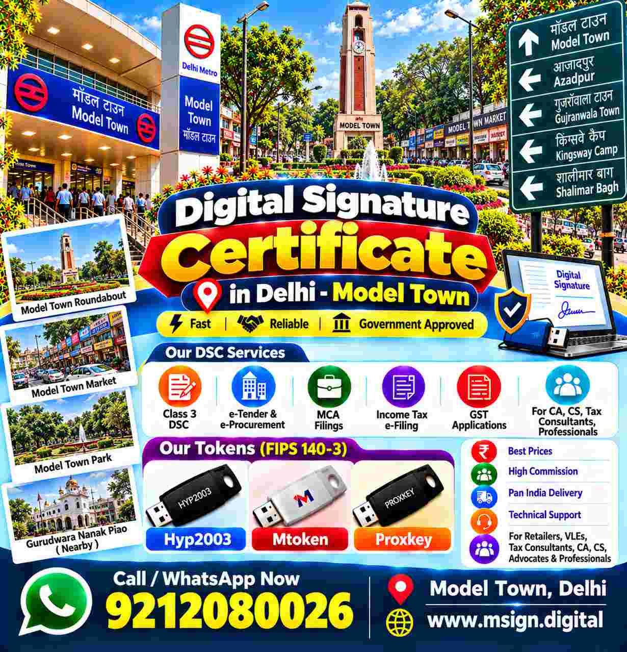 Modern commercial buildings representing business services in Delhi