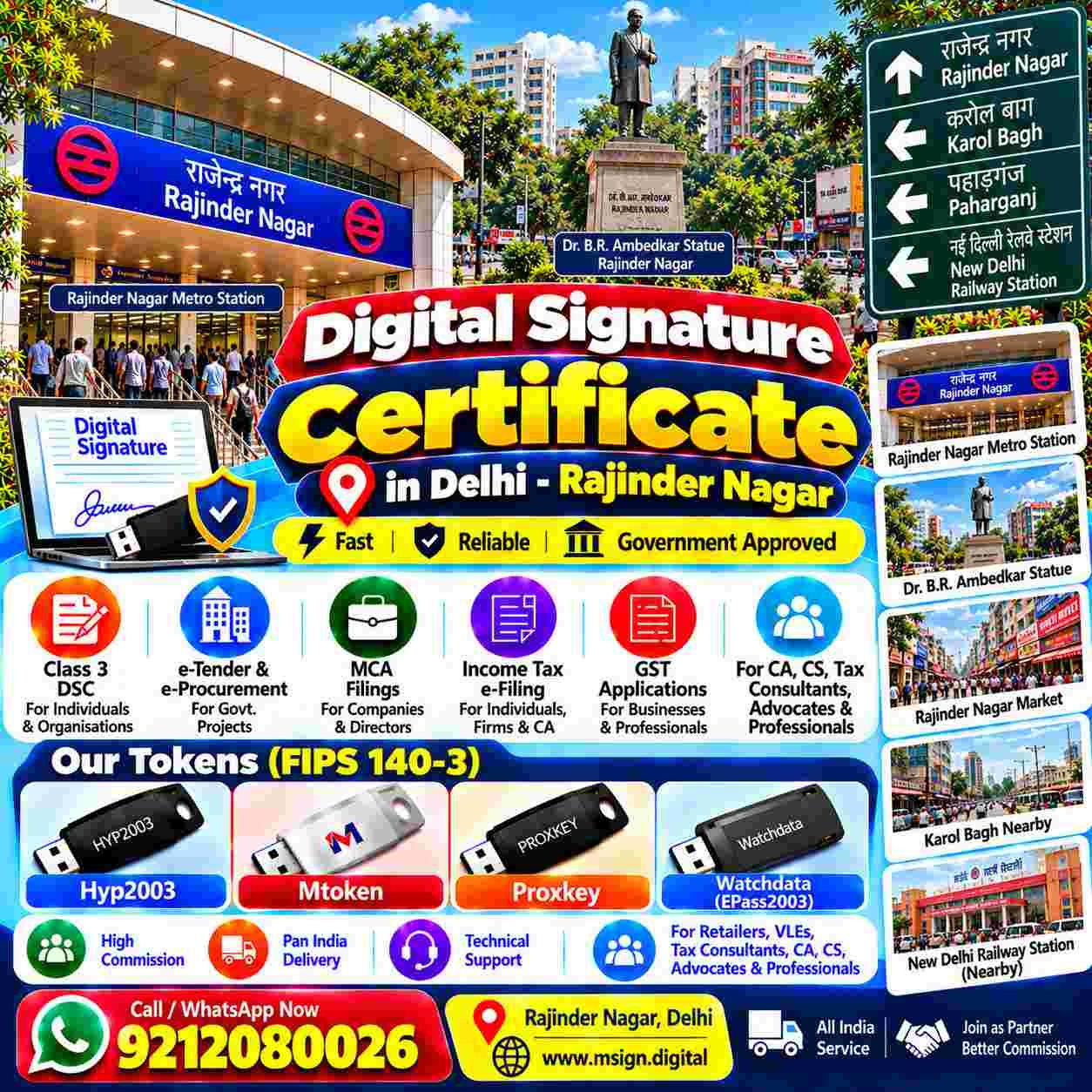Modern commercial buildings representing business services in Delhi