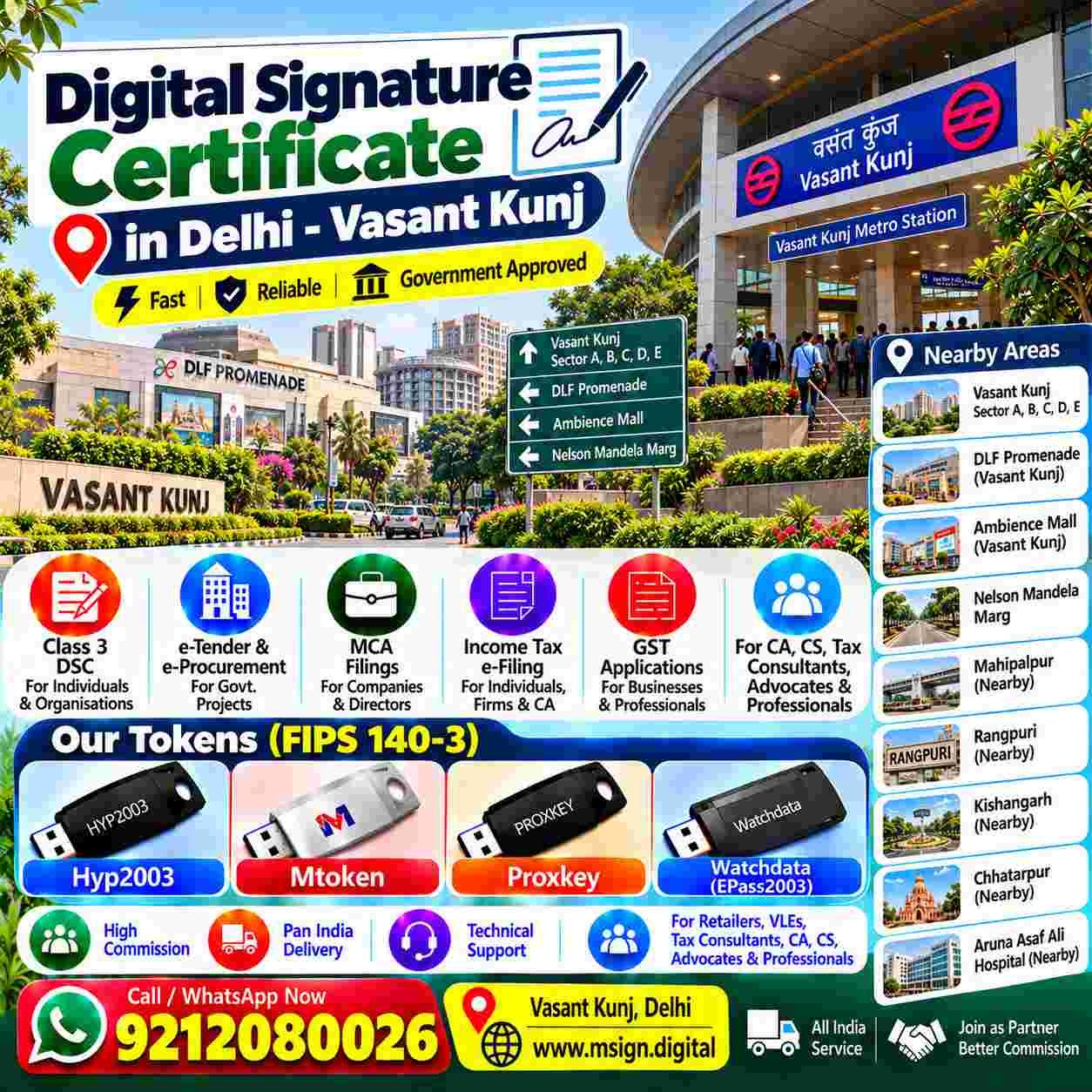 Modern commercial buildings representing business services in Delhi