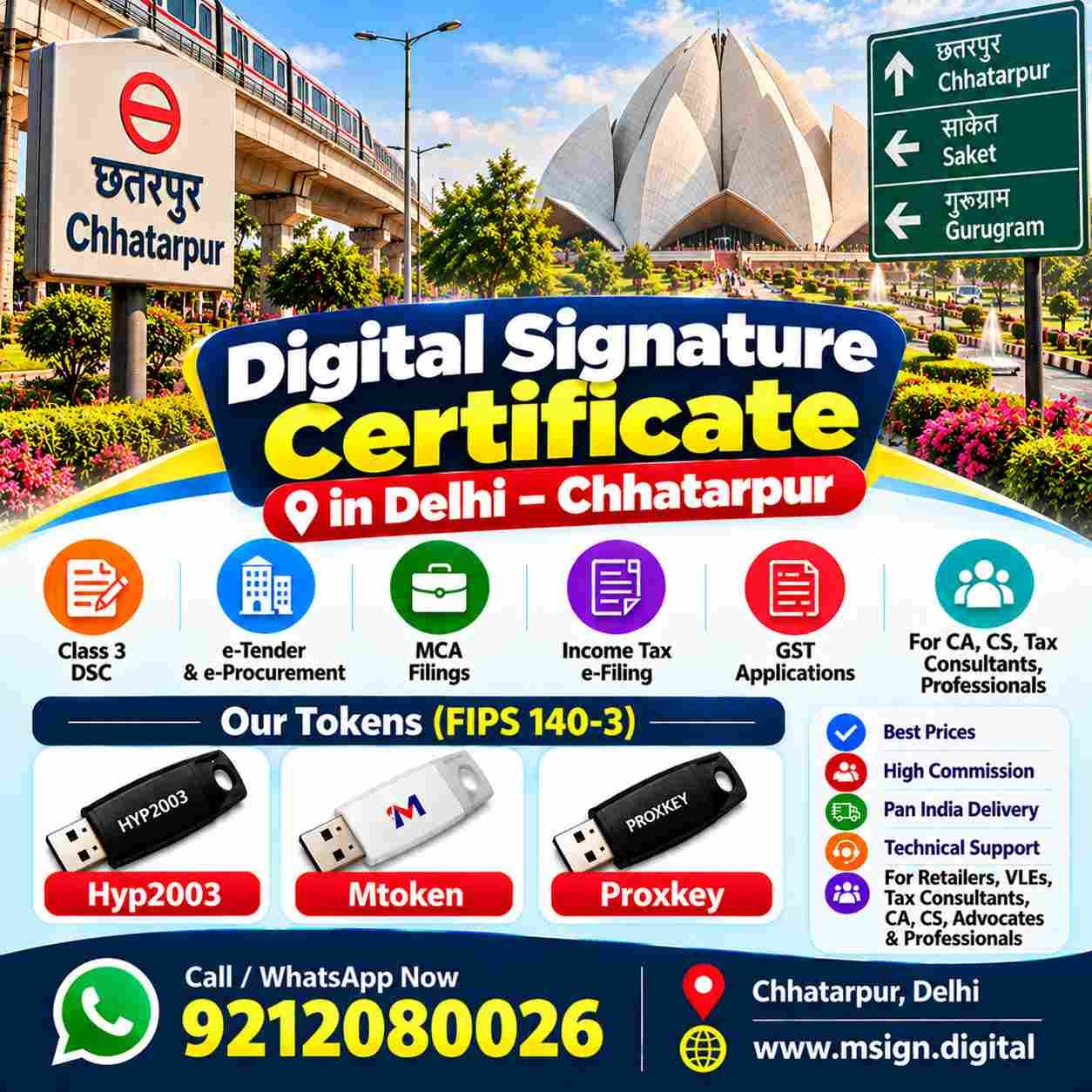 Modern commercial buildings representing business services in Delhi