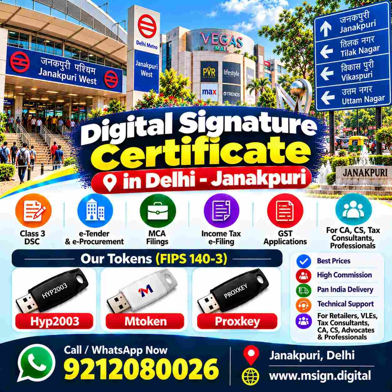 Modern commercial buildings representing business services in Delhi