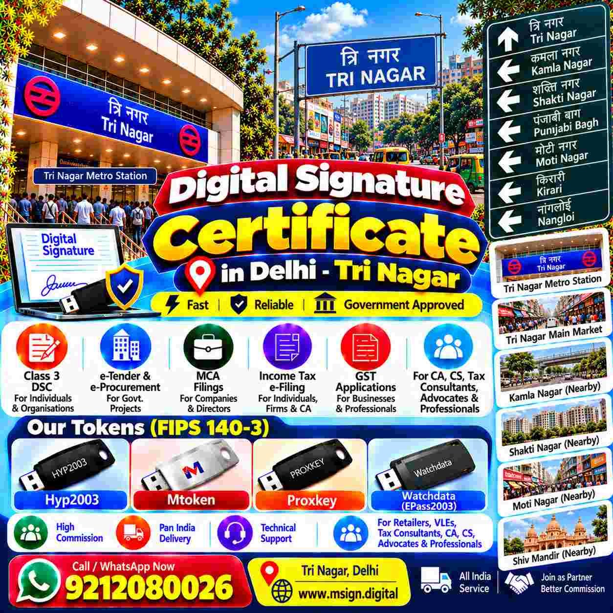 Modern commercial buildings representing business services in Delhi
