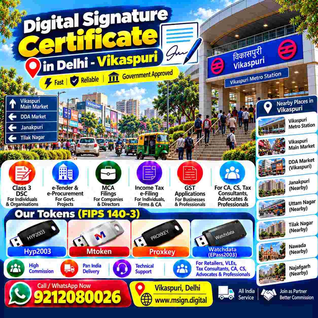 Modern commercial buildings representing business services in Delhi