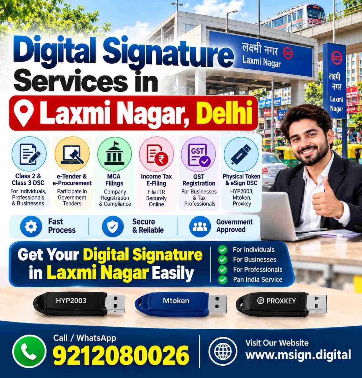 Modern commercial buildings representing business services in Delhi